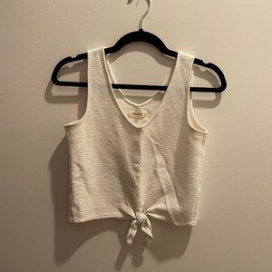 Madewell XS Knotted Tank Top